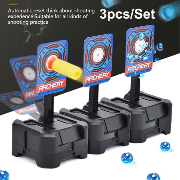 OBOSOE Digital Shooting Disks, Reset Scoring Digital Target för pistol - Elektroniskt automatiskt digitalt mål för övning eller nöje, för barn och vux