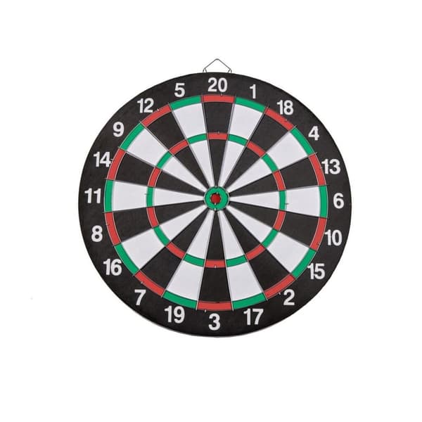 Darttavla 37,5 cm med 6 pilar