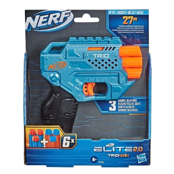 Nerf Elite 2.0 Trio TD 3 Blaster + 6 dart