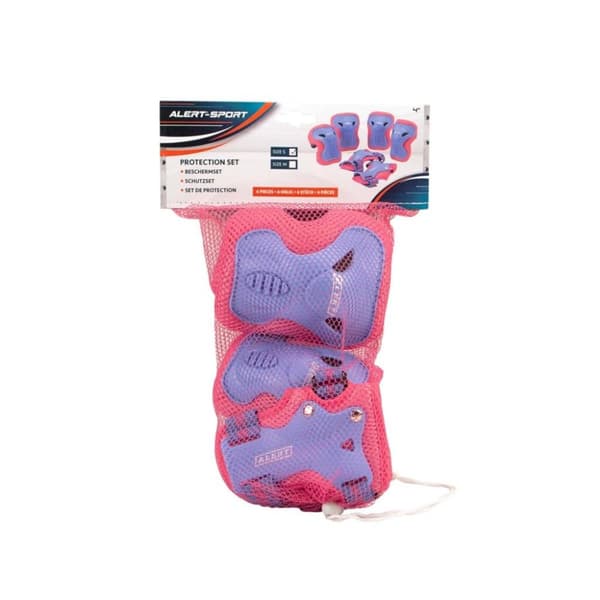 Alert Protection Set Størrelse S 6-delt Pink/Lilla