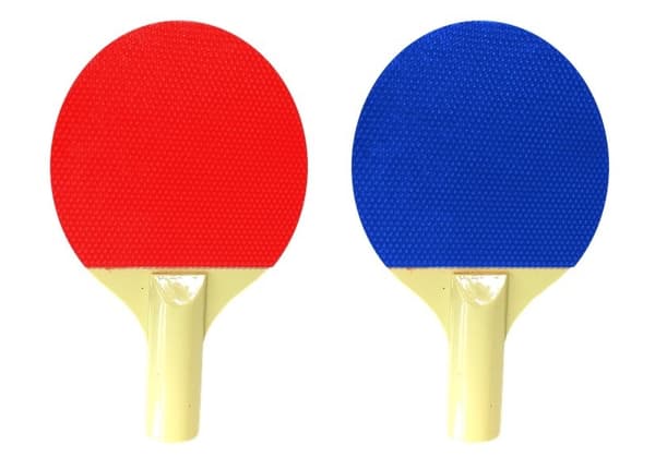 Bordtennissæt med paddle-net og bolde