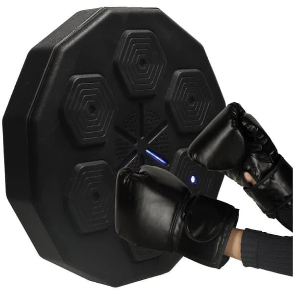 Boxningssköld för boxning, boxningsvägg med musik, tränare