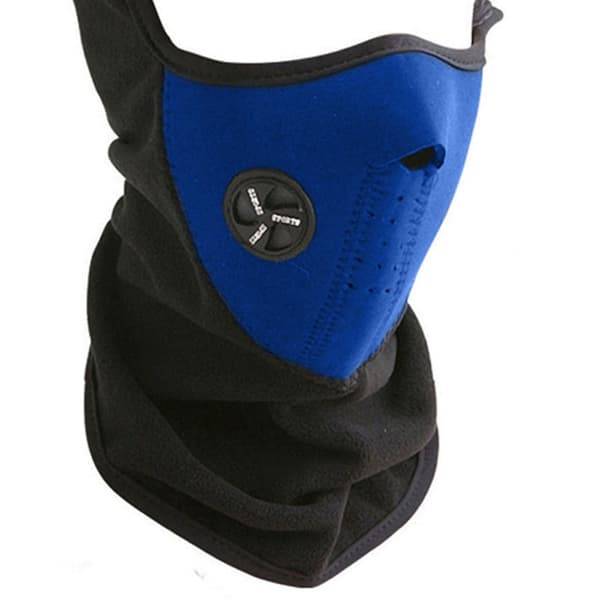 Halvmask i Neopren - Svart