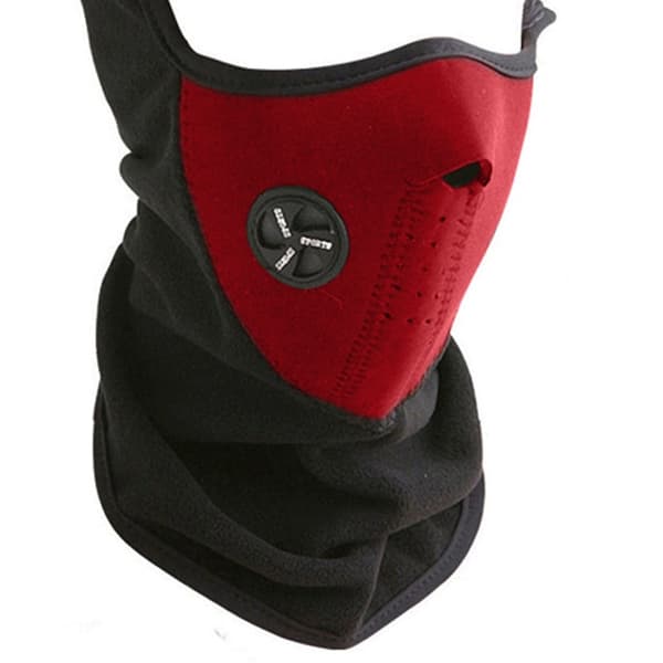 Halvmask i Neopren - Svart
