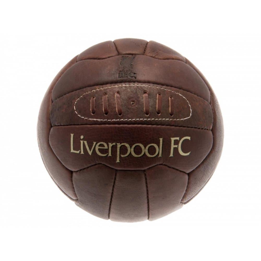 Liverpool FC Officiell Retro Heritage Leather Football