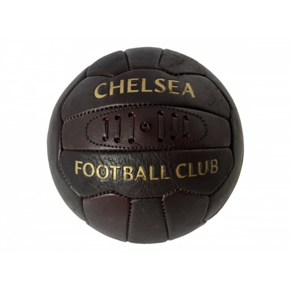 Chelsea FC Officiell Retro Heritage Leather Football