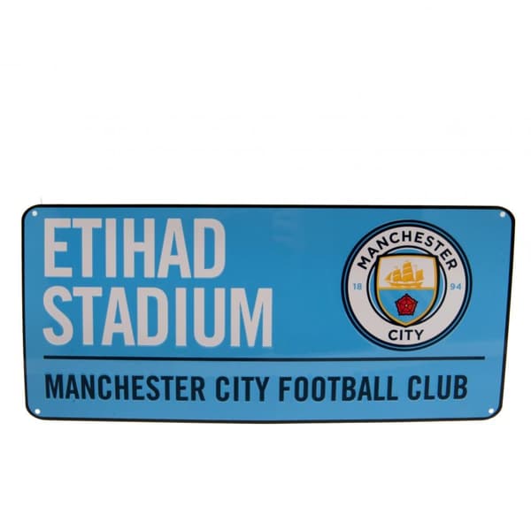 Manchester City FC Gadeskilt Blue One Size