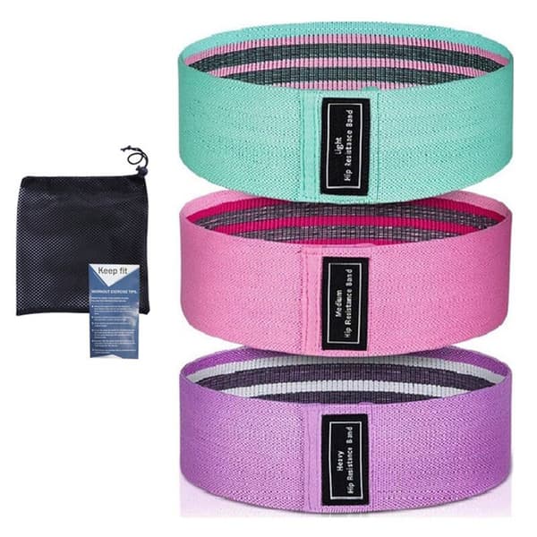 3-Pack Squat Hållbart Träningsband