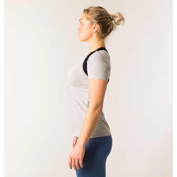 SWEDISH POSTURE Holdningsstøtte Flexi Svart S-M