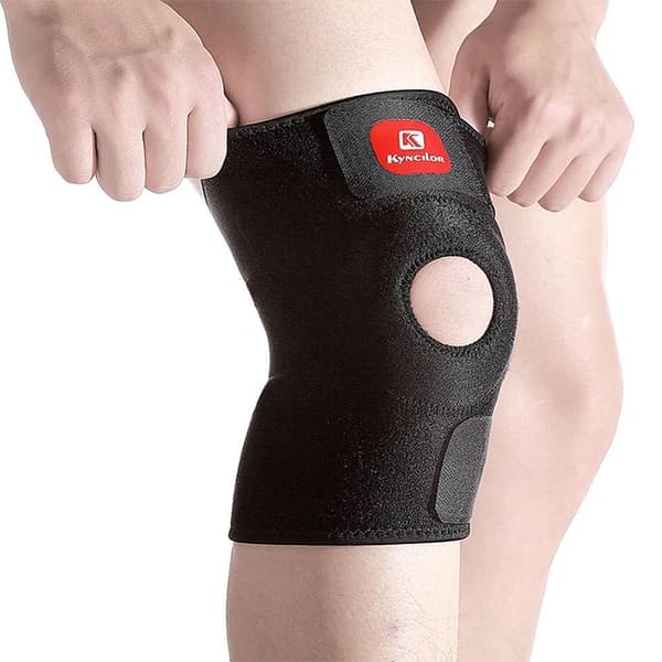 Knäskydd med straps