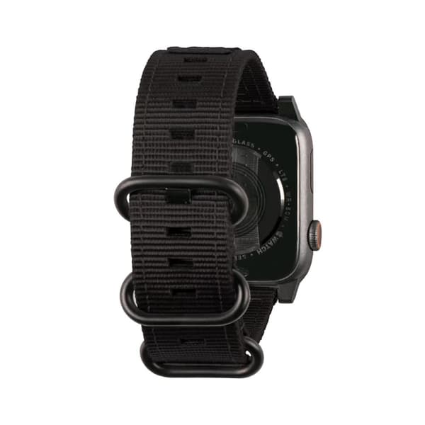 Urban Armor Gear Apple Watch 45/44/42 mm Nato Eco-armband, svart