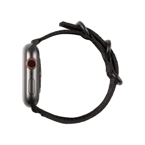 Urban Armor Gear Apple Watch 45/44/42 mm Nato Eco-armband, svart