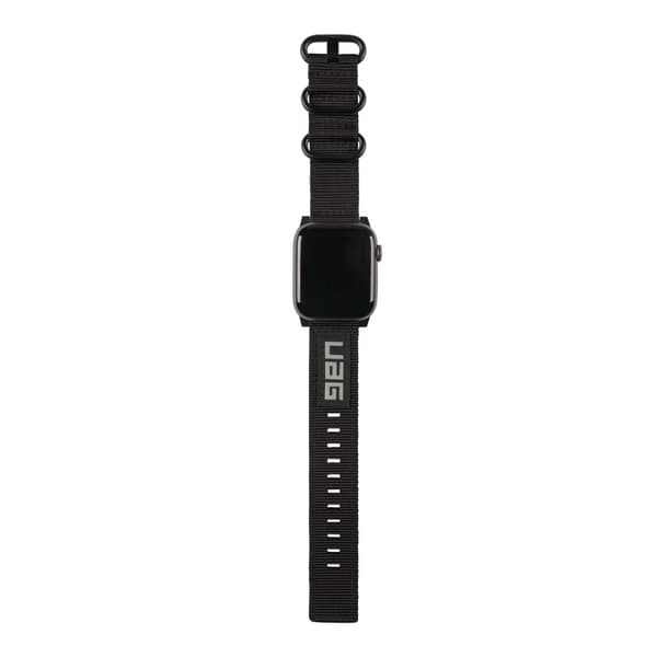 Urban Armor Gear Apple Watch 45/44/42 mm Nato Eco-armband, svart