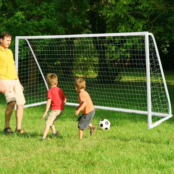 Fotbollsmål, 365x120x182 cm, Vit