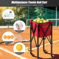 Miniatyrbillede 8 af 8: Tennisbold undervisningsvogn, 16x16x36 tommer, Sort/Blå