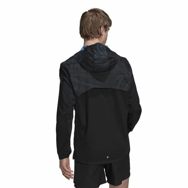 Miesten urheilutakki Adidas Marathon For the Oceans Musta