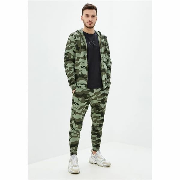 Miesten urheilutakki Calvin Klein Full Zip Vihreä