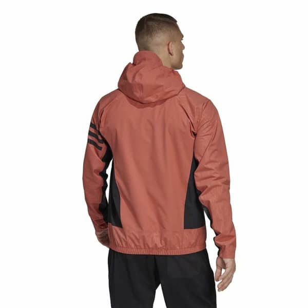 Miesten urheilutakki Adidas Utilitas Punainen Oranssi