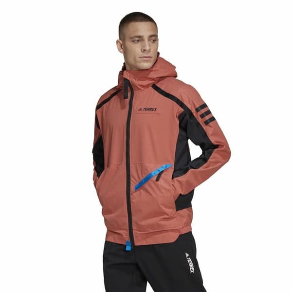 Miesten urheilutakki Adidas Utilitas Punainen Oranssi