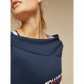 Pikkukuva 2 / 8: Naisten huputon collegepaita Tommy Hilfiger Crop V Neck Tummansininen