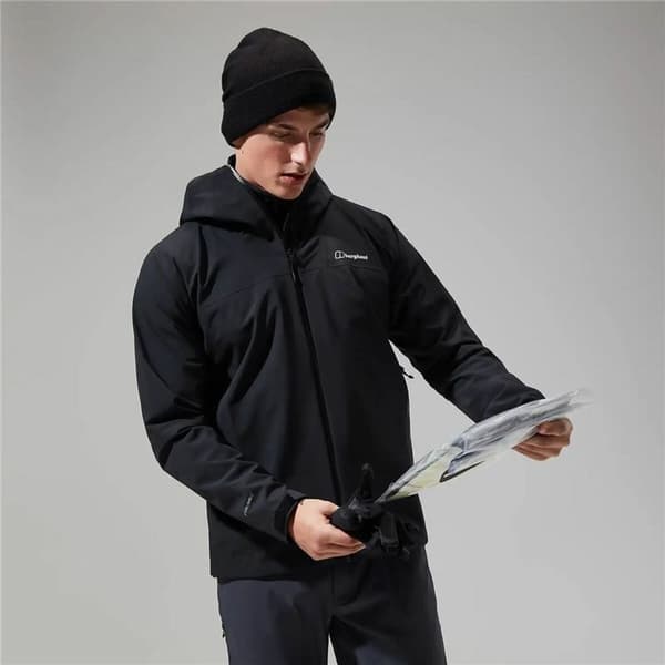 Sport Jakke til Mænd Berghaus Kember Vented Sort