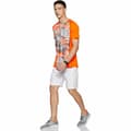 Miniatyrbild 3 av 7: T-shirt med kortärm Herr Graphic Tee Shocking Puma  Graphic Tee Shocking Orange