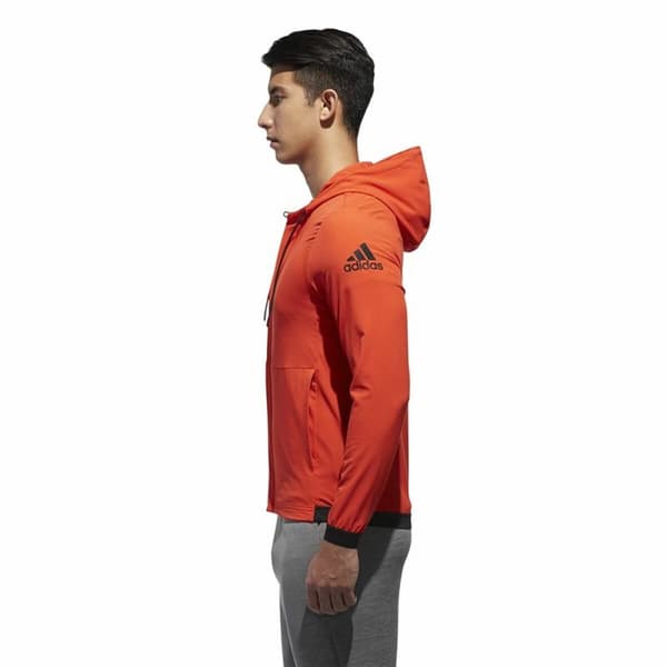 Miesten urheilutakki Adidas Tumma oranssi