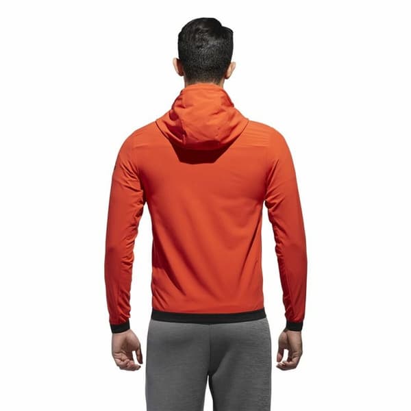 Miesten urheilutakki Adidas Tumma oranssi