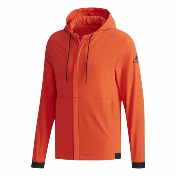 Miesten urheilutakki Adidas Tumma oranssi