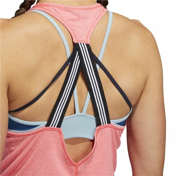 Naisten hihaton toppi Adidas 3 Stripes Tank Pinkki