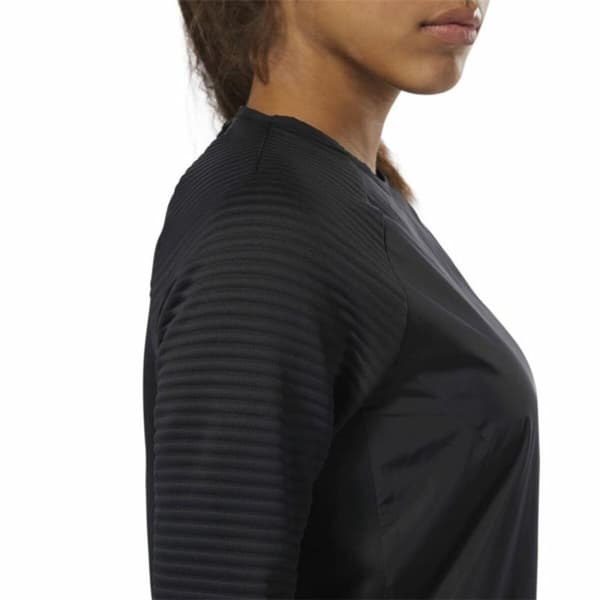 Naisten pitkähihainen paita Reebok Thermowarm Deltapeak Musta