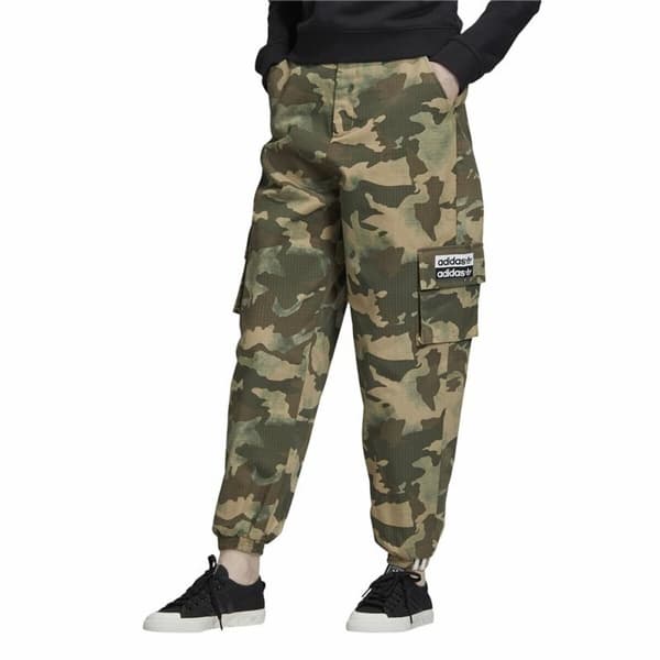 Aikuisten verkkahousut Adidas Originals Camo Nainen Tummanvihreä