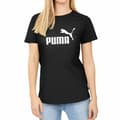 Miniatyrbild 1 av 3: T-shirt med kortärm Dam Puma LOGO TEE 586774 01 Svart