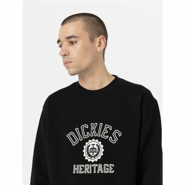 Hættetrøje til Mænd Dickies Oxford Hvid Sort
