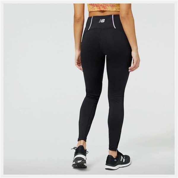 Naisten urheilulegginsit New Balance Impact Run AT Heat Tight Musta