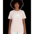 Miniatyrbillede 2 af 3: Kortærmet T-shirt til Kvinder New Balance ESSENJERSEY LOGO WT41502 OUK Pink