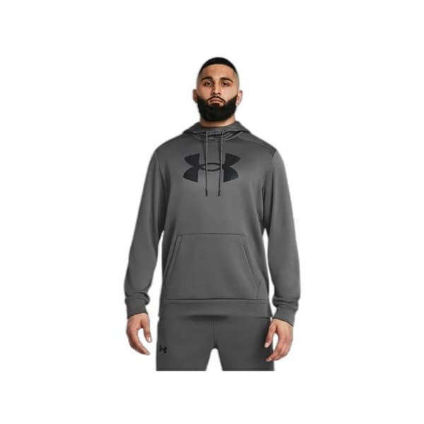 Hættetrøje til Mænd Under Armour Big Logo Grå