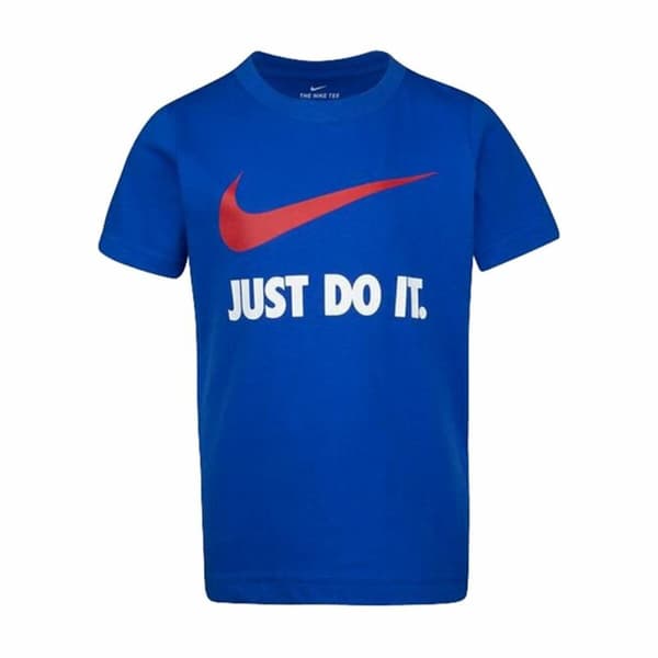 Barn T-shirt med kortärm Nike NKB Swoosh Blå