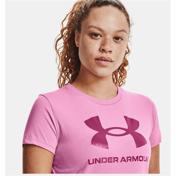 Naisten T-paita Under Armour Graphic Pinkki