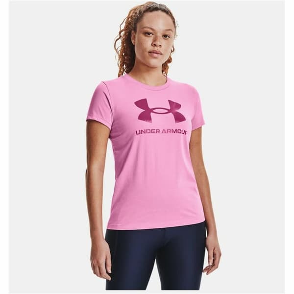Naisten T-paita Under Armour Graphic Pinkki