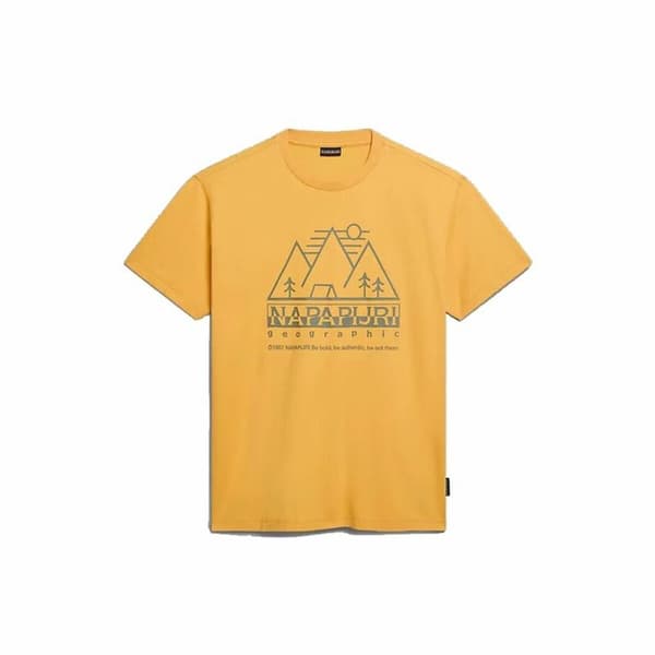 T-shirt med kortärm Herr Napapjiri S-Faber Gyllene