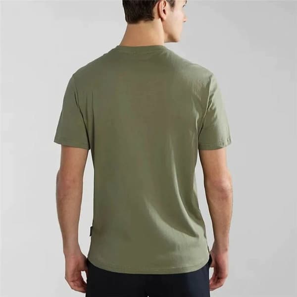 Kortærmet T-shirt til Mænd Napapjiri  S-Aylmer Oliven