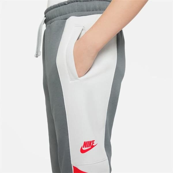 Nederdel träningsoverall för barn Nike Sportswear Vit Mörkgrå