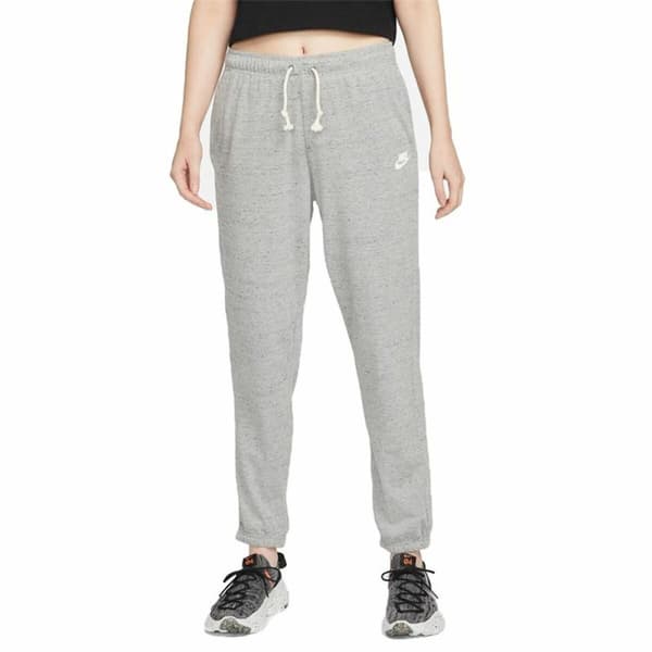 Pitkät urheiluhousut Nike Sportswear Gym Vintage Harmaa Nainen