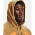 Miniatyrbillede 2 af 5: Hættetrøje til Mænd Under Armour Rival Big Logo Okker