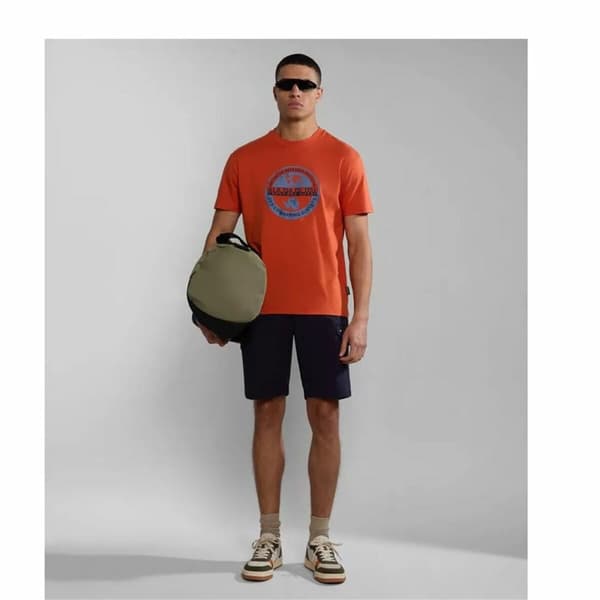 Miesten T-paita Napapjiri S-Bollo Ss 1 Oranssi