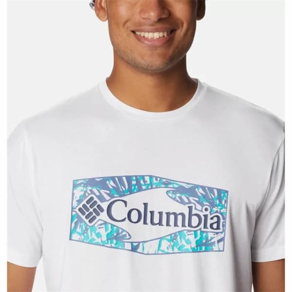 Kortærmet Sport T-shirt Columbia Sun Trek™ Hvid
