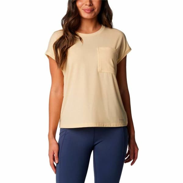 T-shirt med kortärm Dam Columbia Trek™ Gyllene