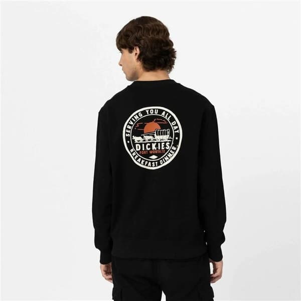 Sweaters uden Hætte til Mænd Dickies Greensburg Sort