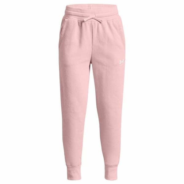 Træningsdragt til børn underdele Under Armour Rival Fleece Pink